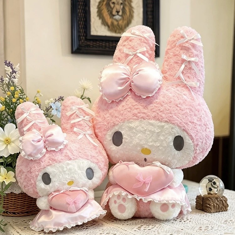 Gấu bông Melody ôm tim