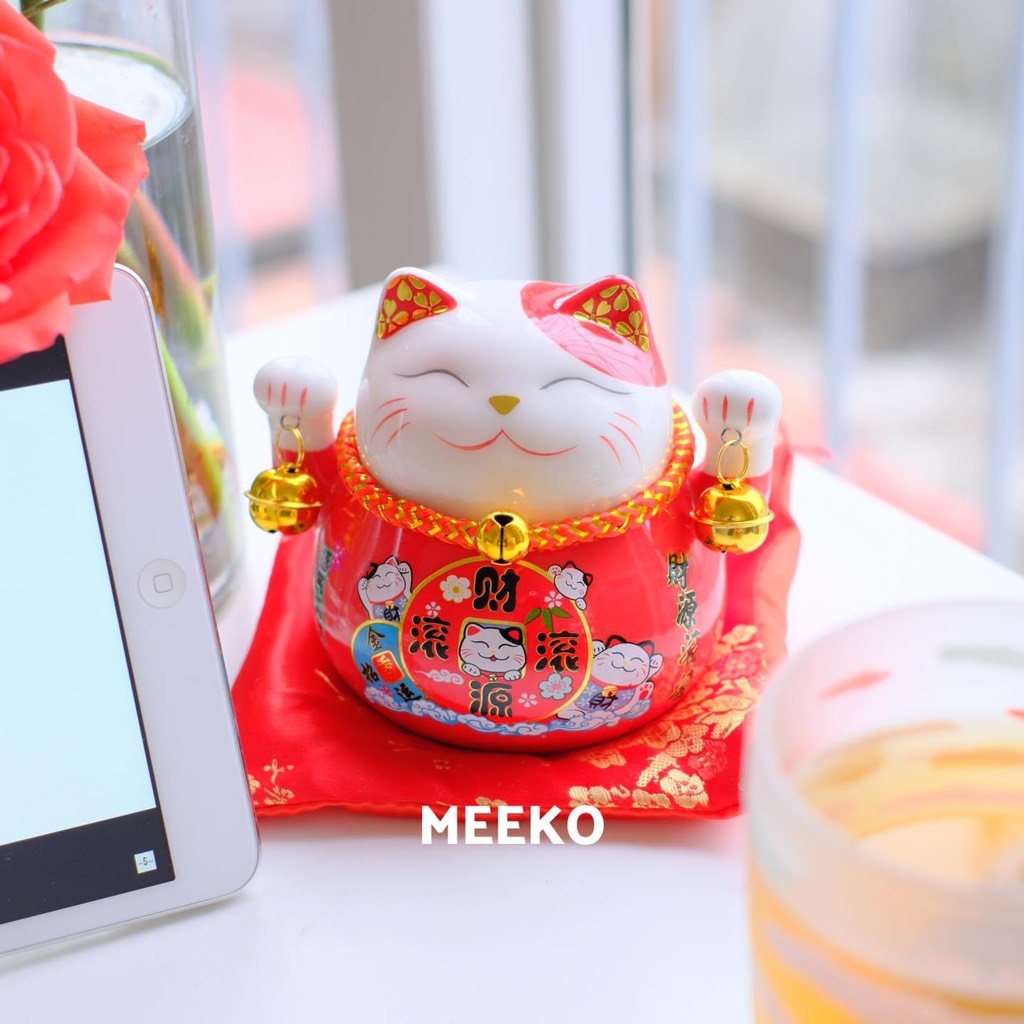 Mèo thần tài phú quý Maneki Daru