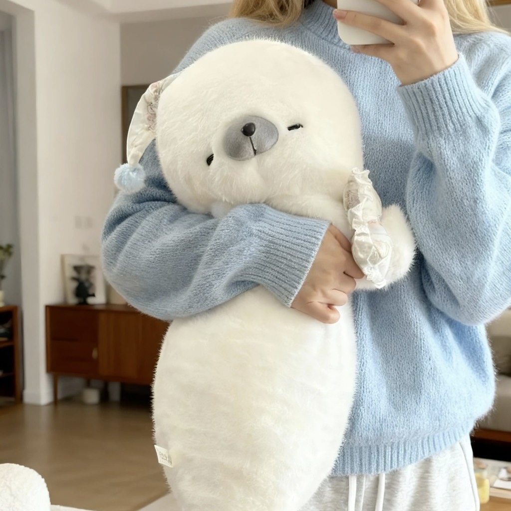 Gấu bông hải cẩu trắng 70cm