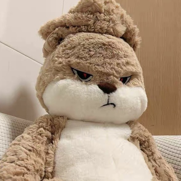Gấu bông Thỏ bunny mặt quạo