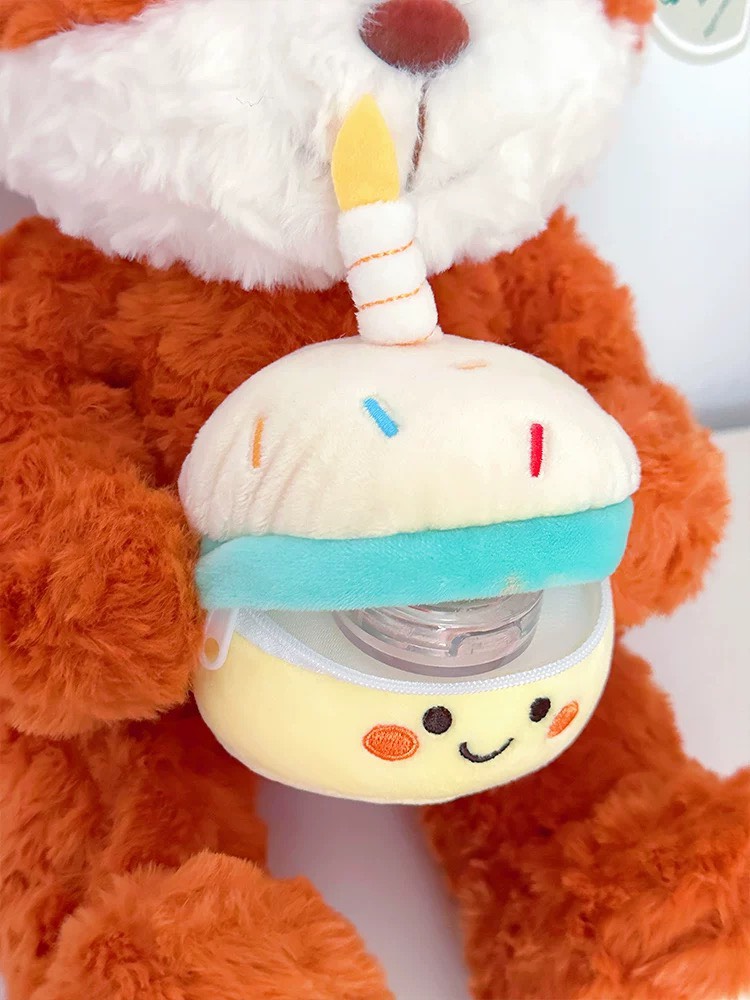 Gấu bông ôm bánh sinh nhật Bear Cake