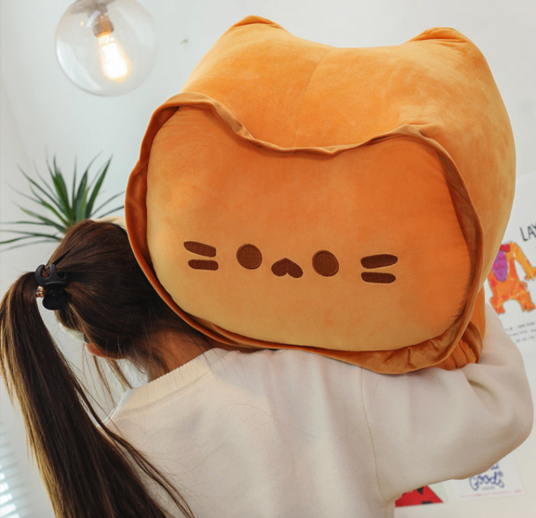 Gối ôm bánh mì Sandwich Meow 60cm