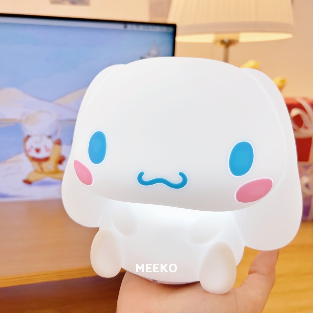 Đèn ngủ cảm ứng Thỏ cinnamoroll tai bự