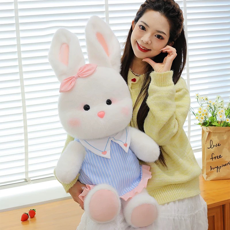 Thỏ váy kẻ xếp ly 1m3