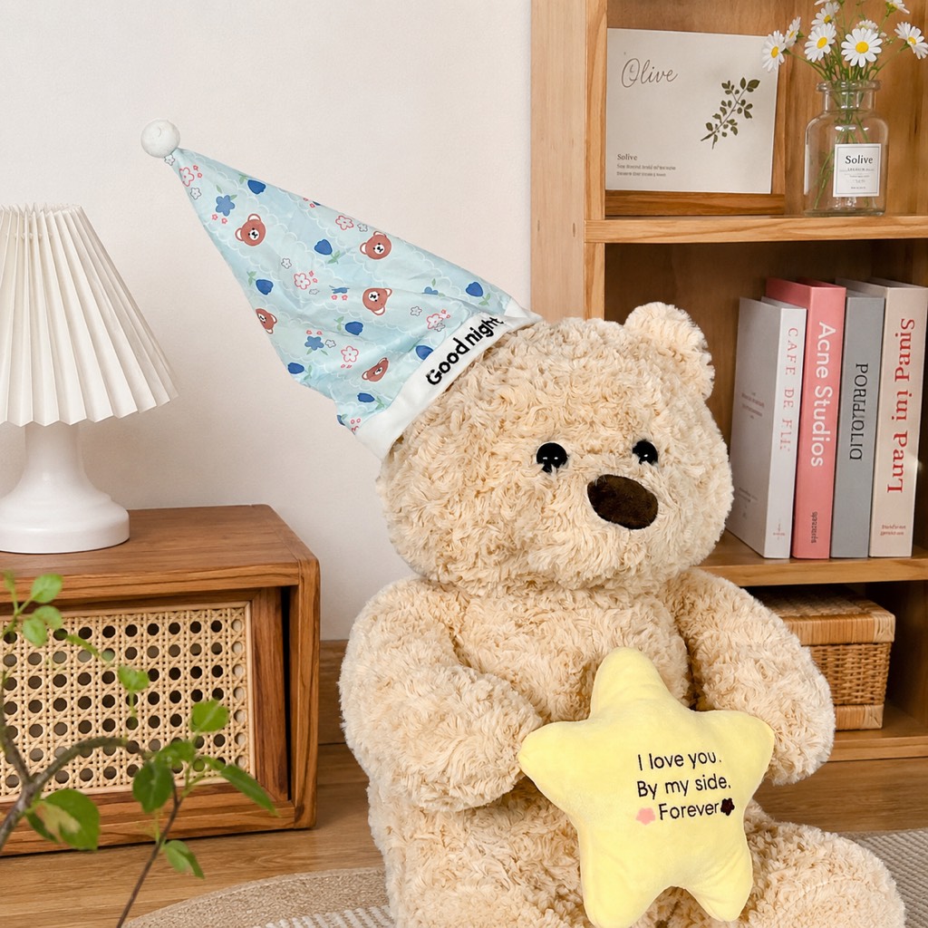 Gấu bông Teddy ôm sao 55cm
