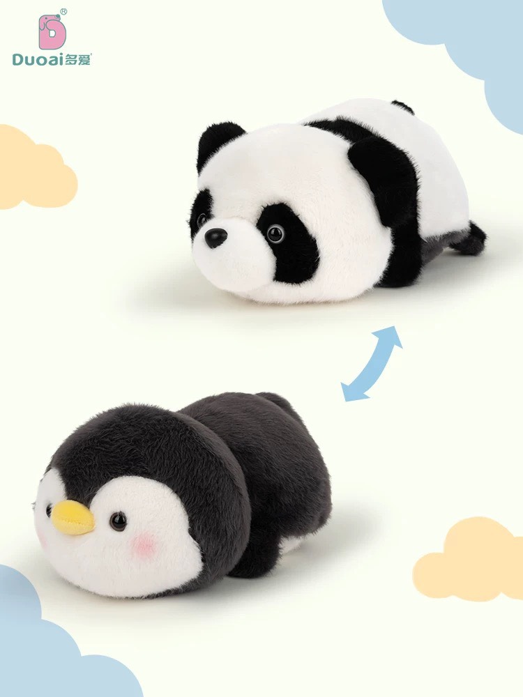 Gấu bông 2in1 Cánh cụt và Gấu trúc