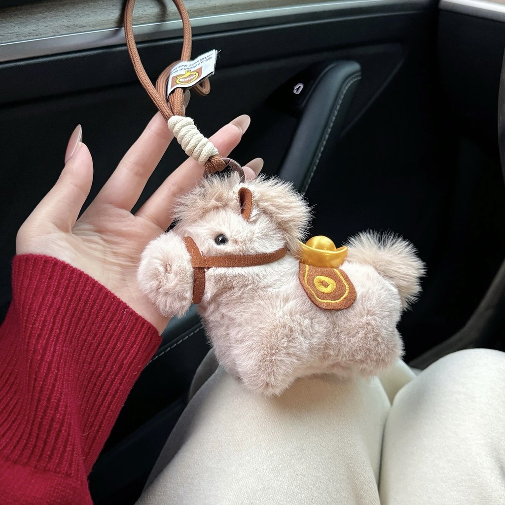 Móc khoá ngựa cõng vàng may mắn 2026