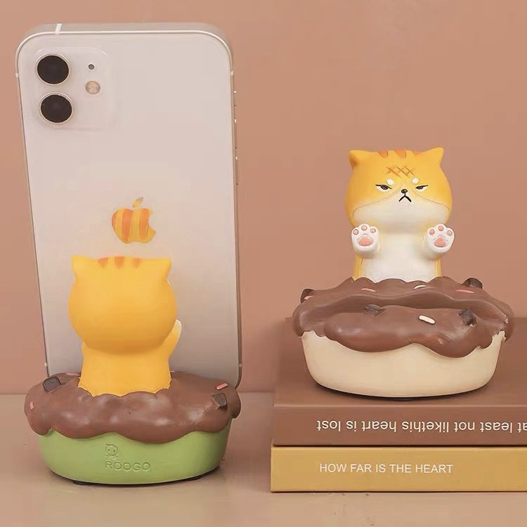 Giá đỡ điện thoại Donut Cat