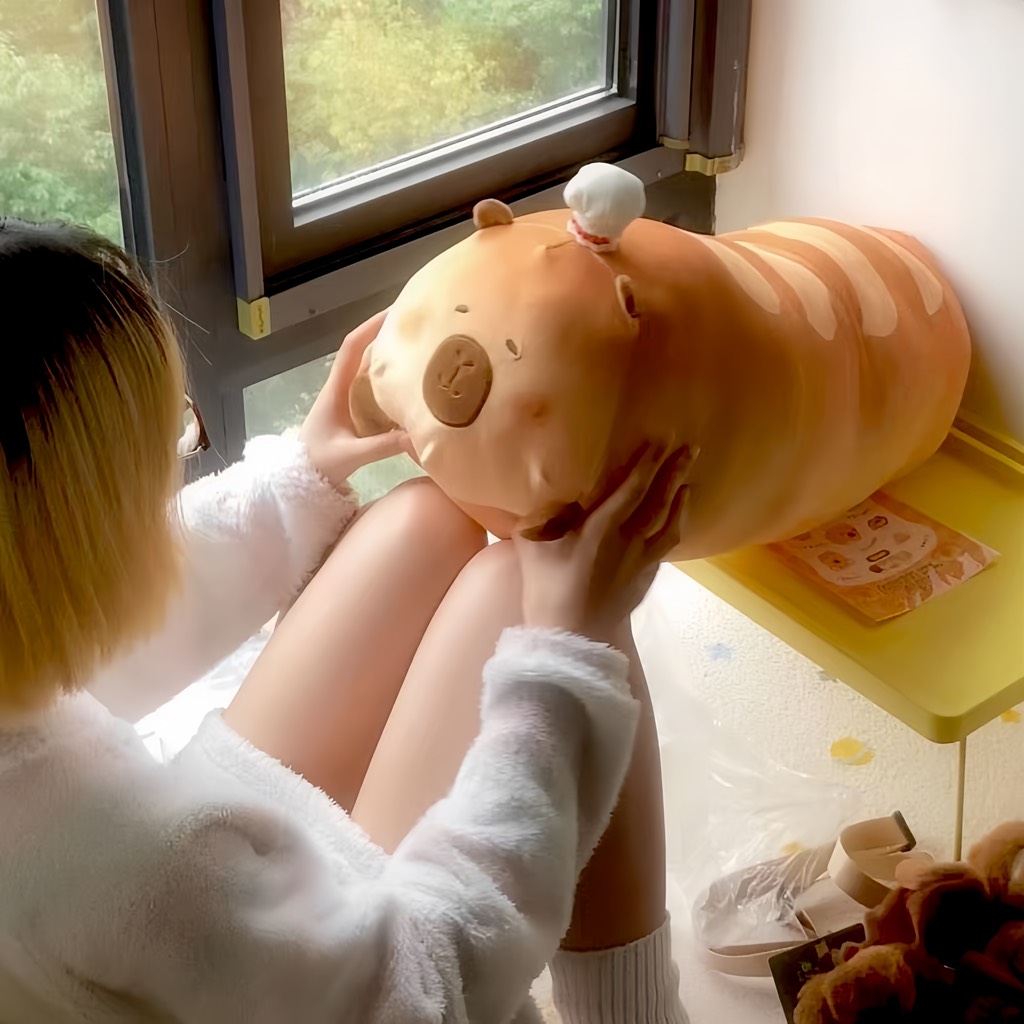 Gối ôm bánh mỳ Capybara 90cm