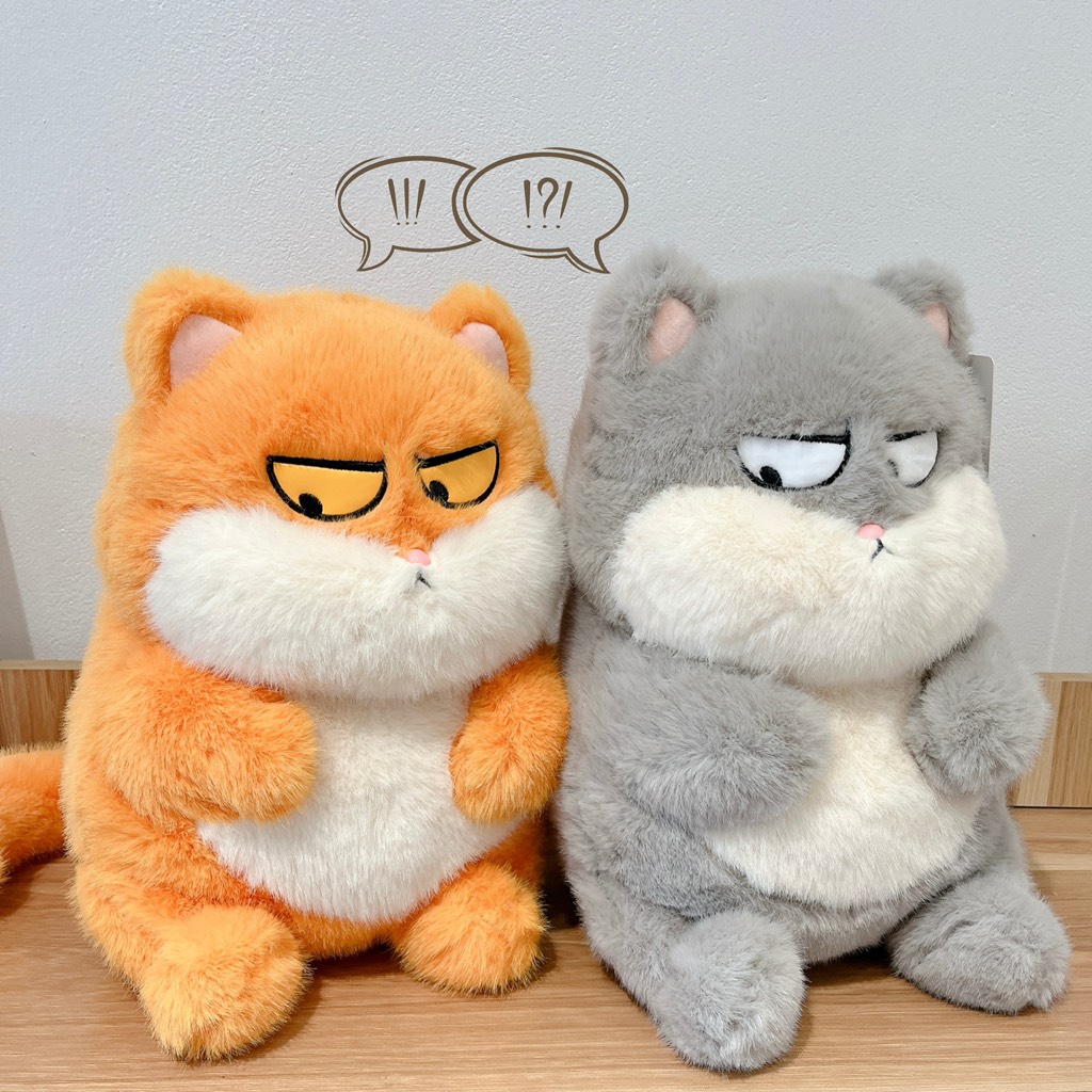 Gấu bông mèo lườm mắt liếc