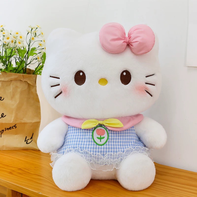 Hello kitty váy bông hoa