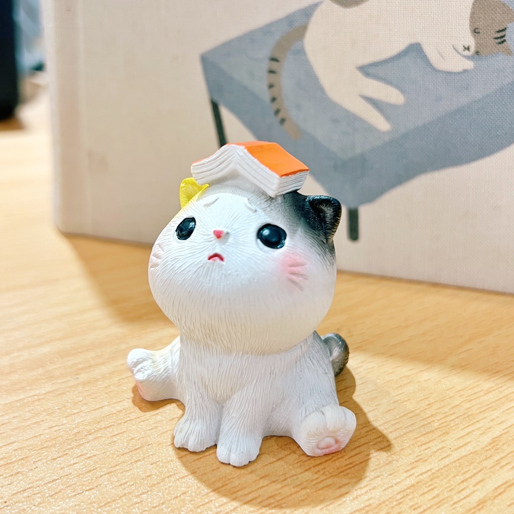 Decor Mèo Shiro Kitten Hạnh Phúc