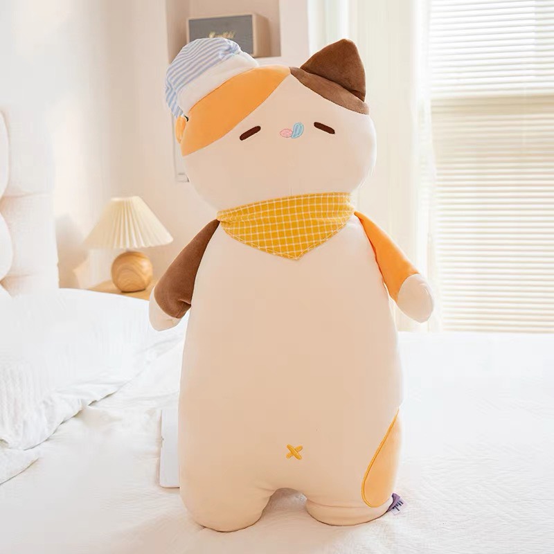 Gối ôm mèo mịn