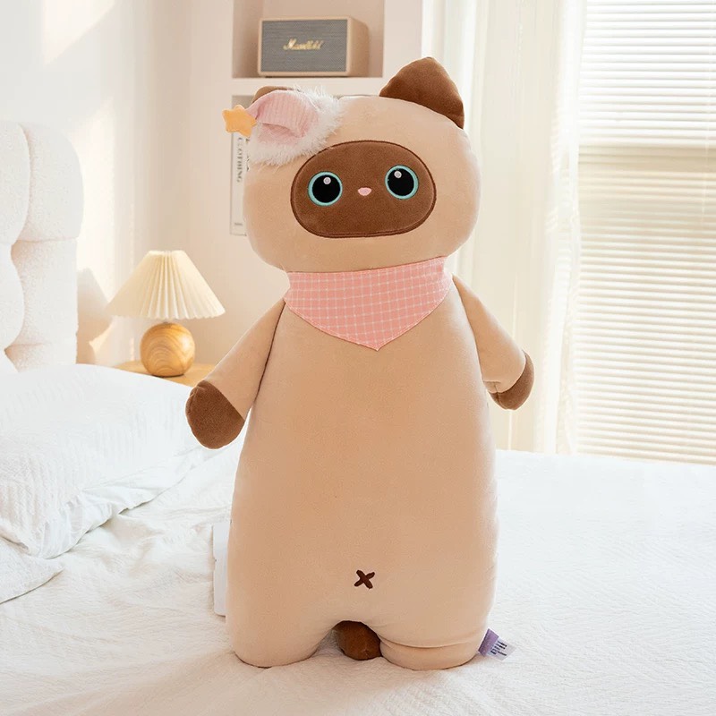 Gối ôm mèo mịn