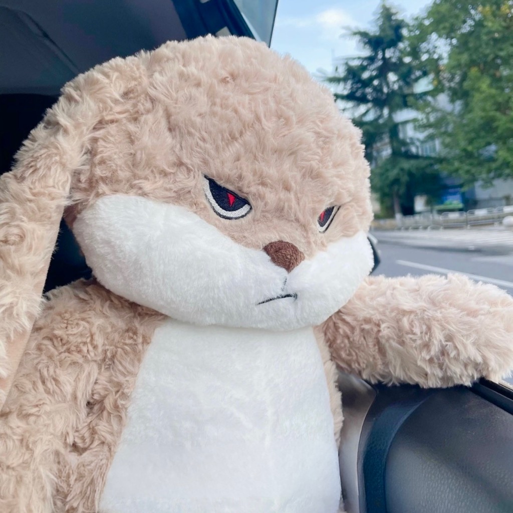 Gấu bông Thỏ bunny mặt quạo