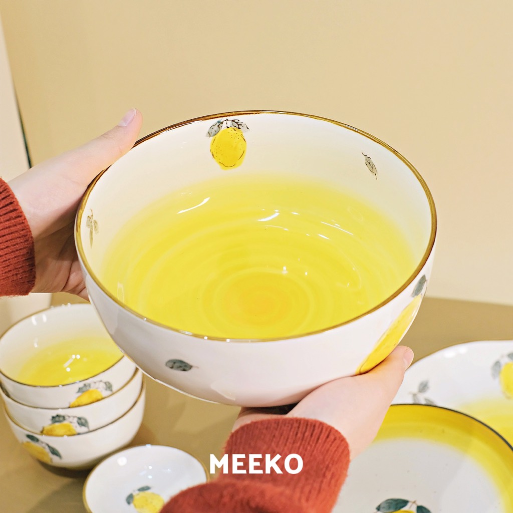 Set bát đĩa gốm Echi cao cấp