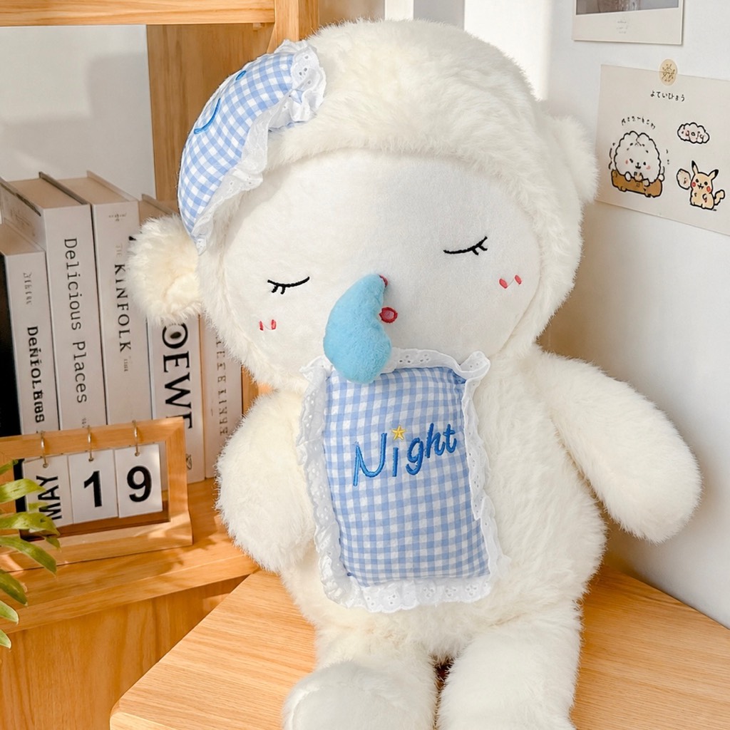 Gấu bông Cừu baby rút mũi 55cm