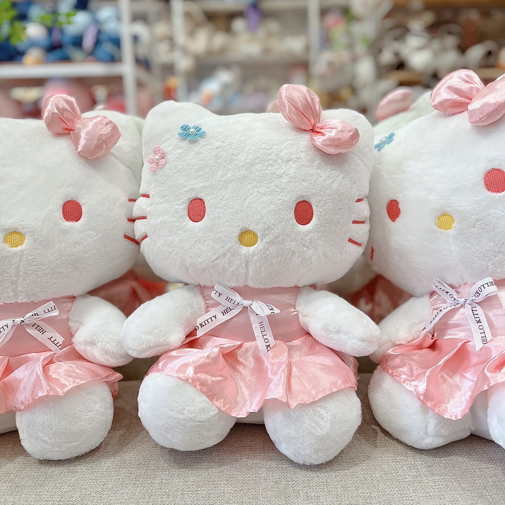 Gấu bông Hello Kitty hoa nhỏ