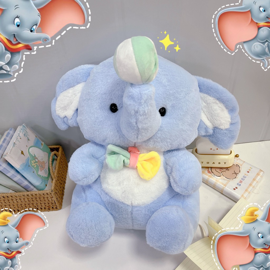 Gấu bông Voi Dumbo rút mũi 40cm
