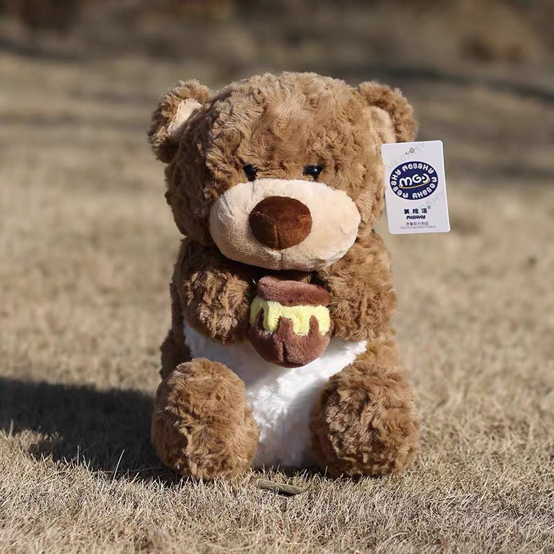Gấu nâu HoneyBear ôm hũ mật