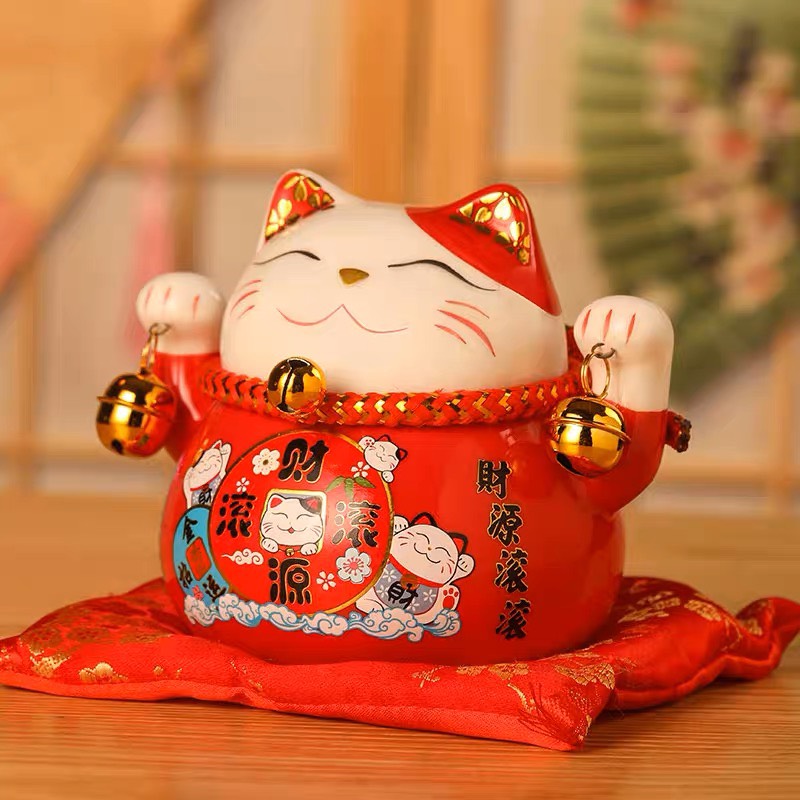 Mèo thần tài phú quý Maneki Daru