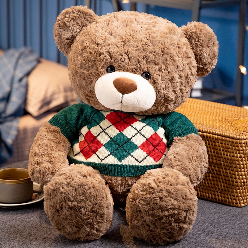 Gấu bông mặc áo len cao cấp Terry Teddy