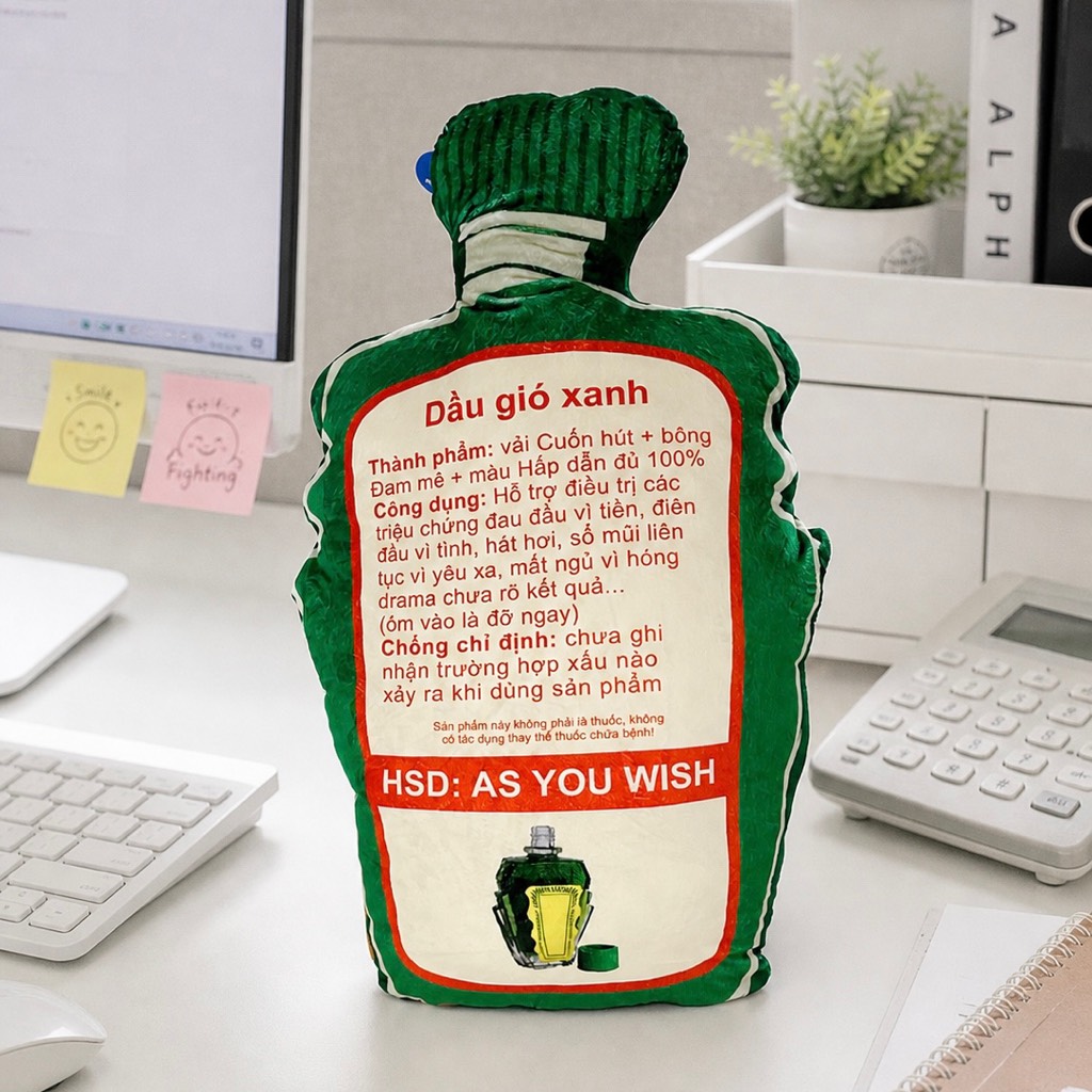 Gối ôm dầu gió xanh
