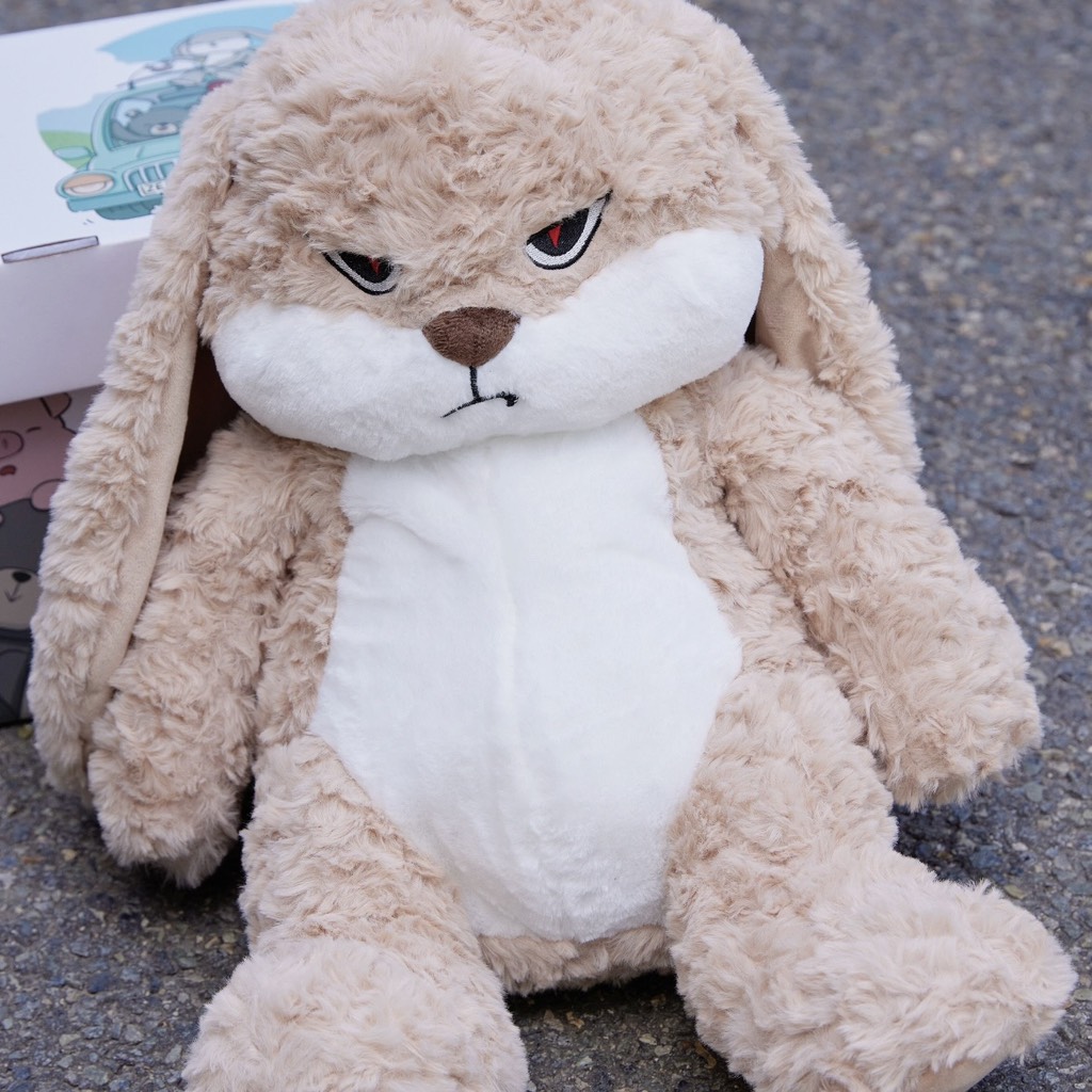 Gấu bông Thỏ bunny mặt quạo