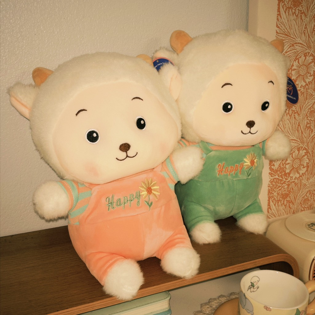 gấu bông con cừu non 30cm