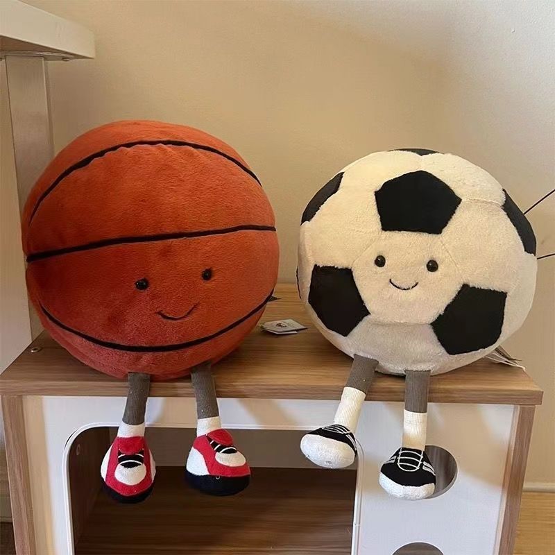 Gấu bông quả bóng đá tròn tròn 35cm