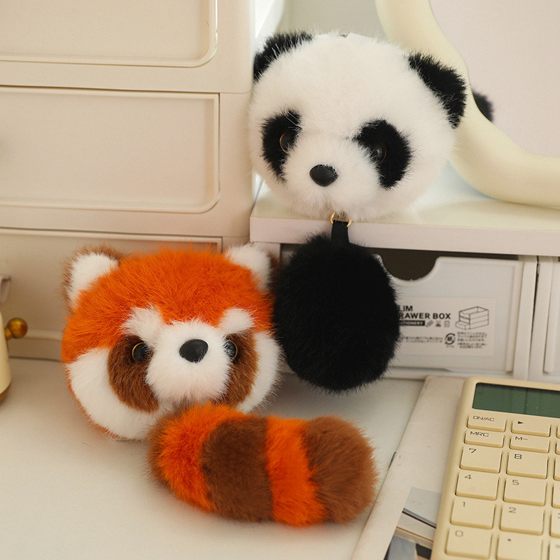 Móc khóa Foxy & Panda kéo đuôi