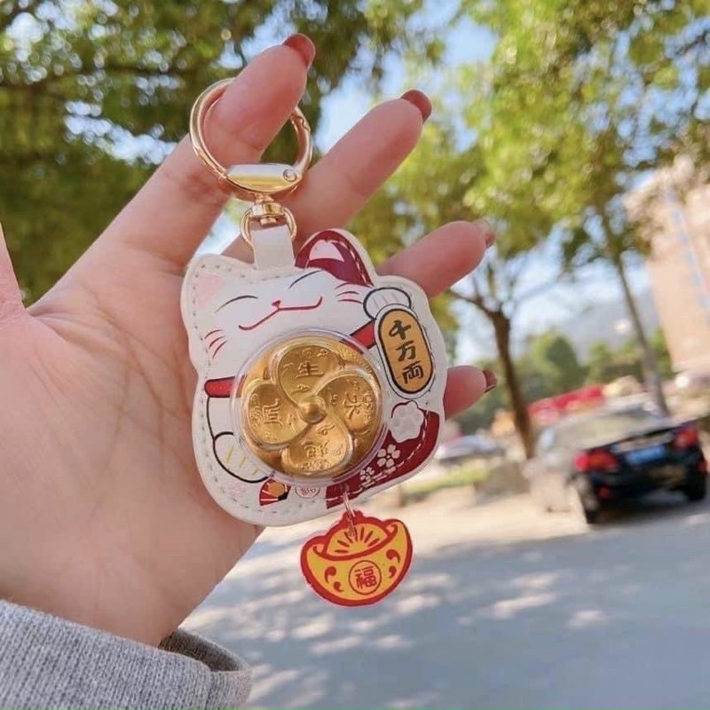 Móc khoá mèo thần tài Neko Charm