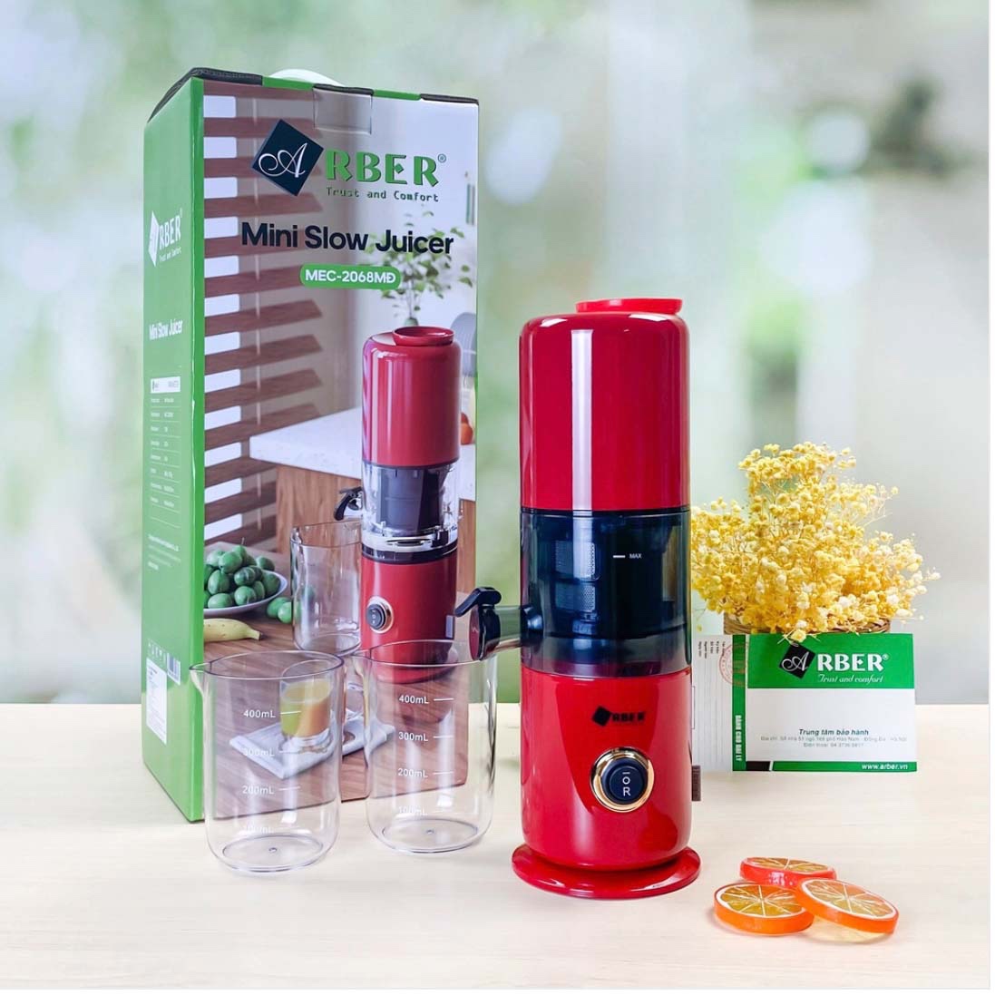 MÁY ÉP CHẬM MINI ARBER MEC2068MD