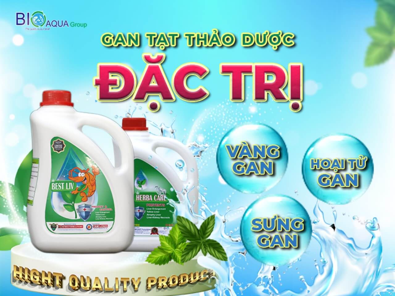 ỨNG DỤNG GAN TẠT THẢO DƯỢC TRONG PHÒNG TRỊ CÁC BỆNH VỀ GAN TRÊN TÔM