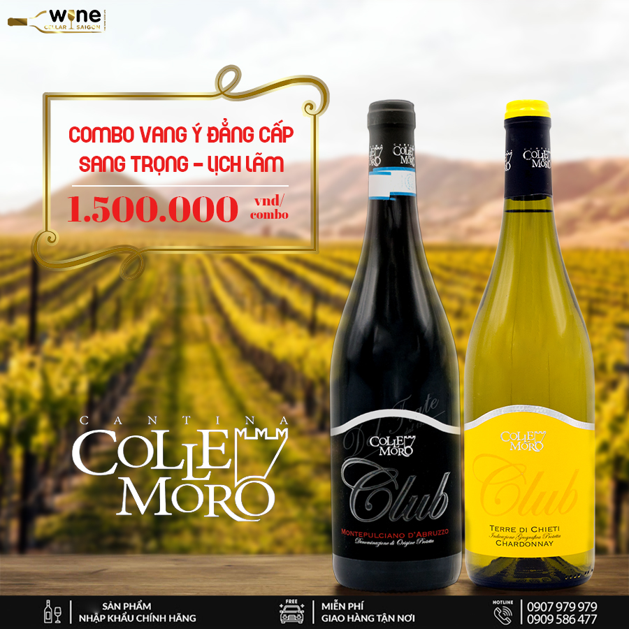 COMBO VANG Ý ĐẲNG CẤP COLLE MORO CLUB