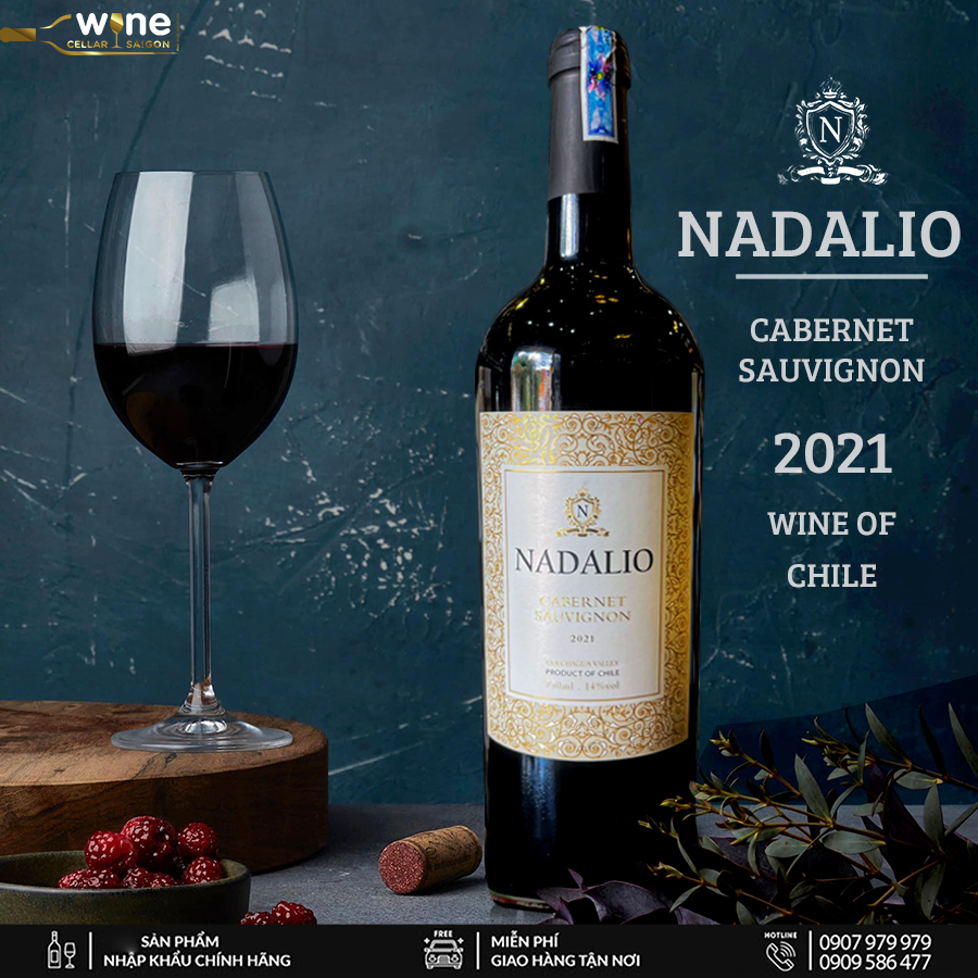 Khám Phá Nadalio Cabernet Sauvignon 2021 tại Wine Cellar Sài Gòn