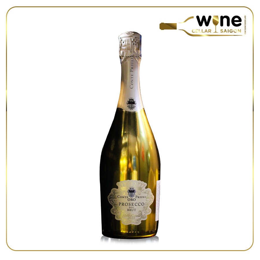 RƯỢU VANG NỔ CONTE PRIULI ORO PROSECCO BRUT