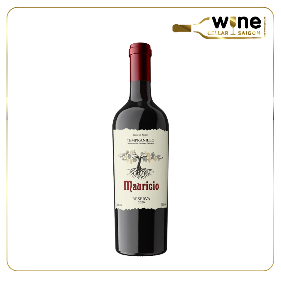 Vang đỏ Tây Ban Nha Mauricio Tempranillo 2020
