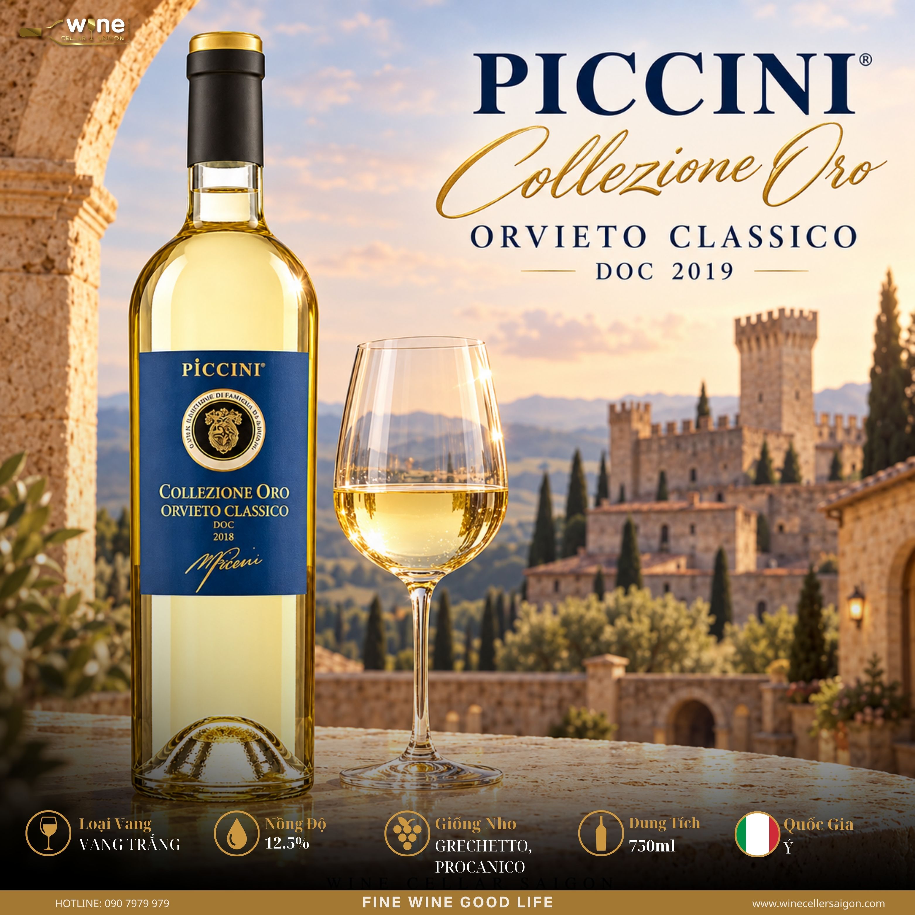 PICCINI COLLEZIONE ORO ORVIETO CLASSICO DOC 2019