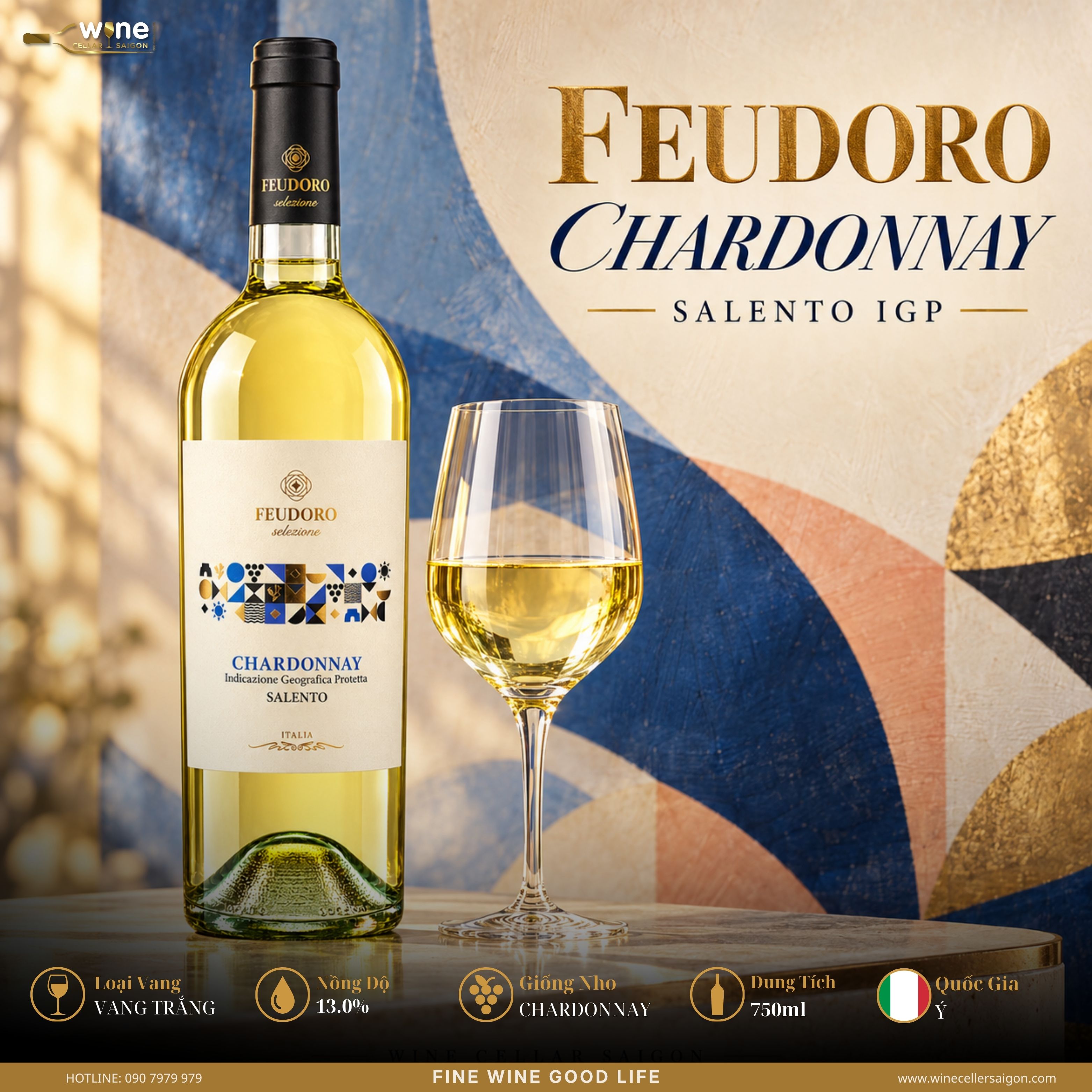 FEUDORO CHARDONNAY SALENTO IGP