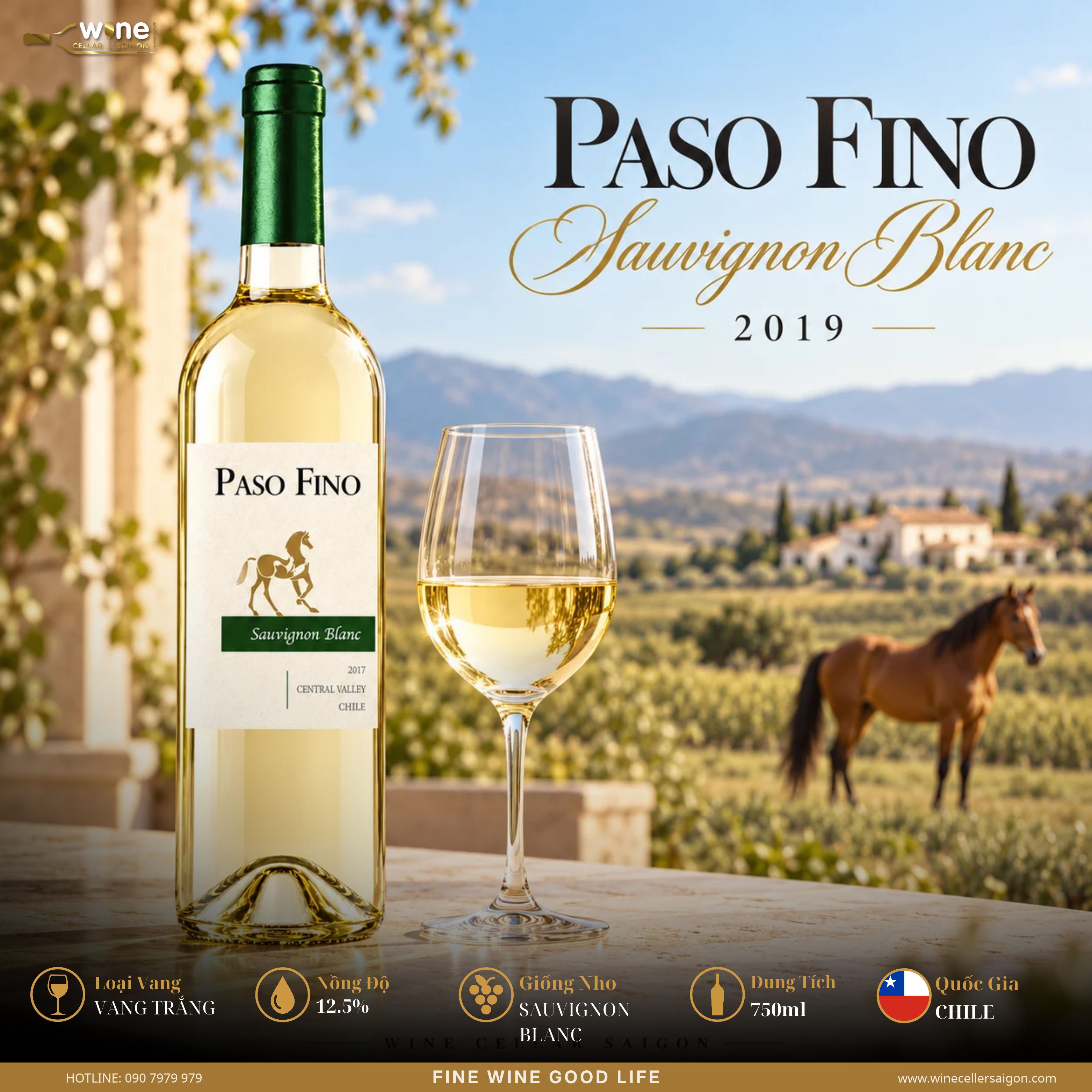 PASO FINO SAUVIGNON BLANC 2019