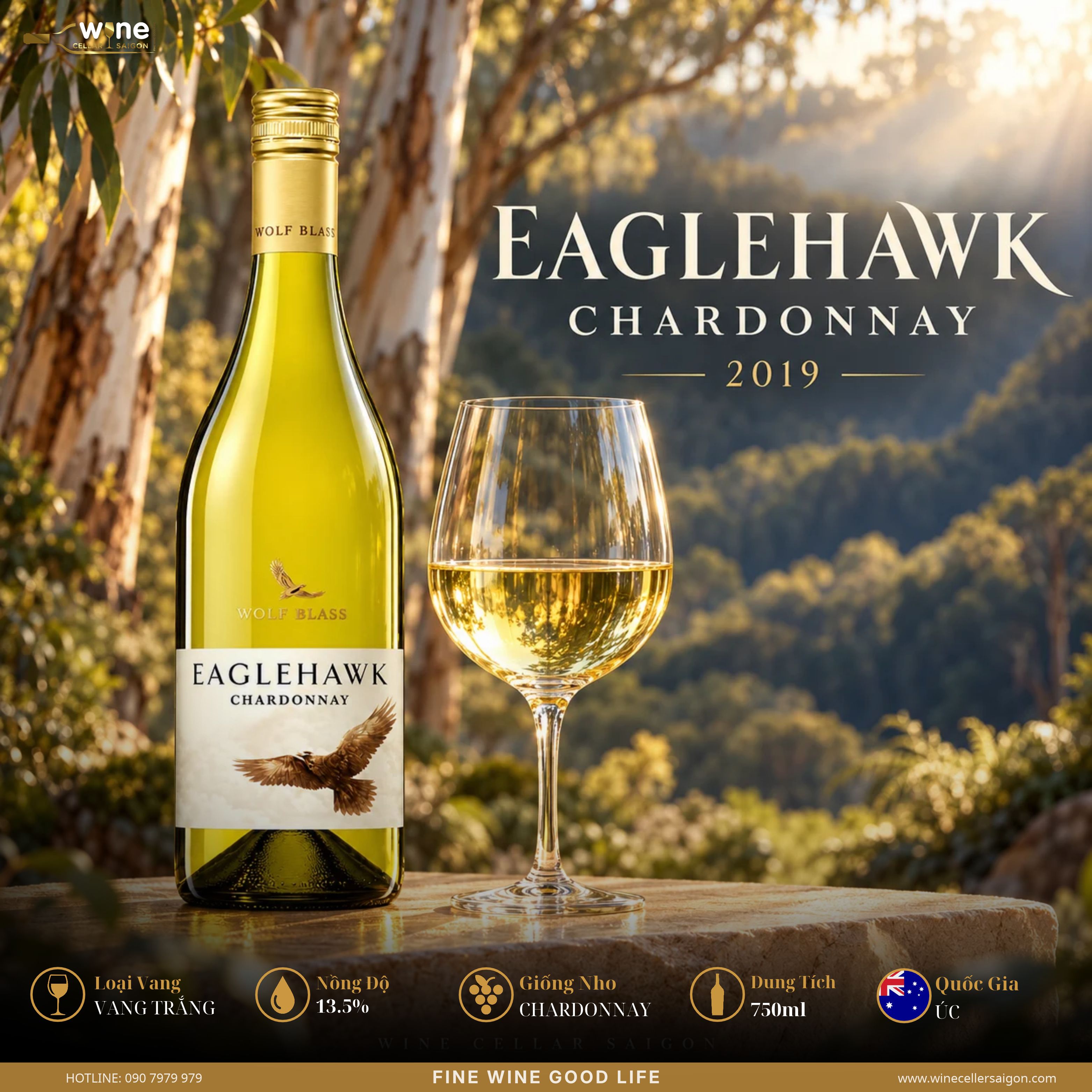 EAGLEHAWK CHARDONNAY 2019