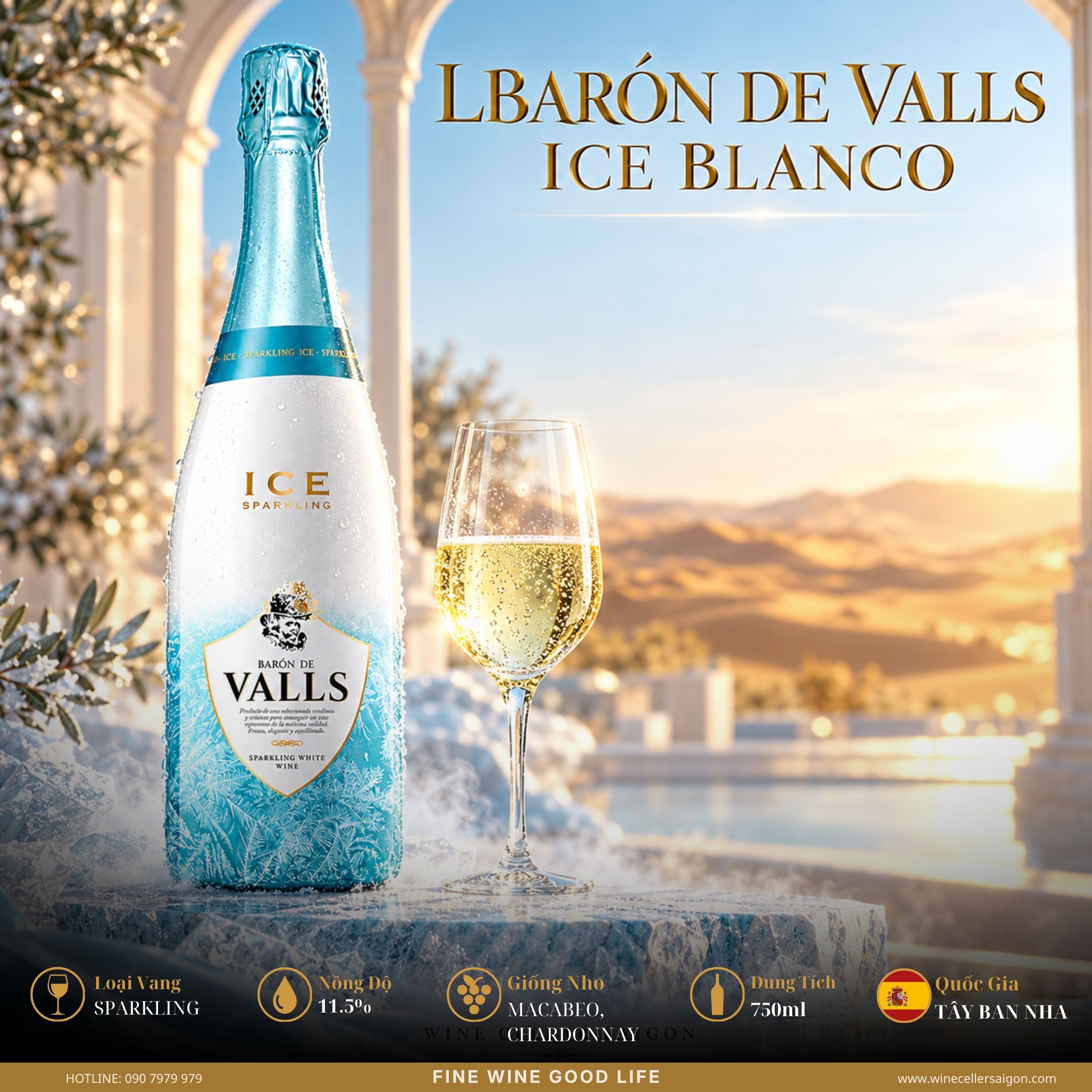 Barón de Valls Ice Blanco