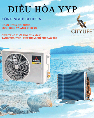 Tìm hiểu lớp phủ Bluefin của dòng điều hòa series YYP là gì? công dụng là gì?