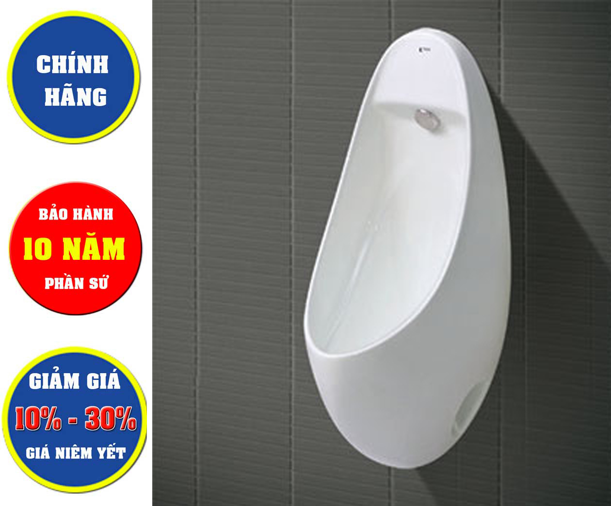 Bồn tiểu nam inax AU-417V cao cấp