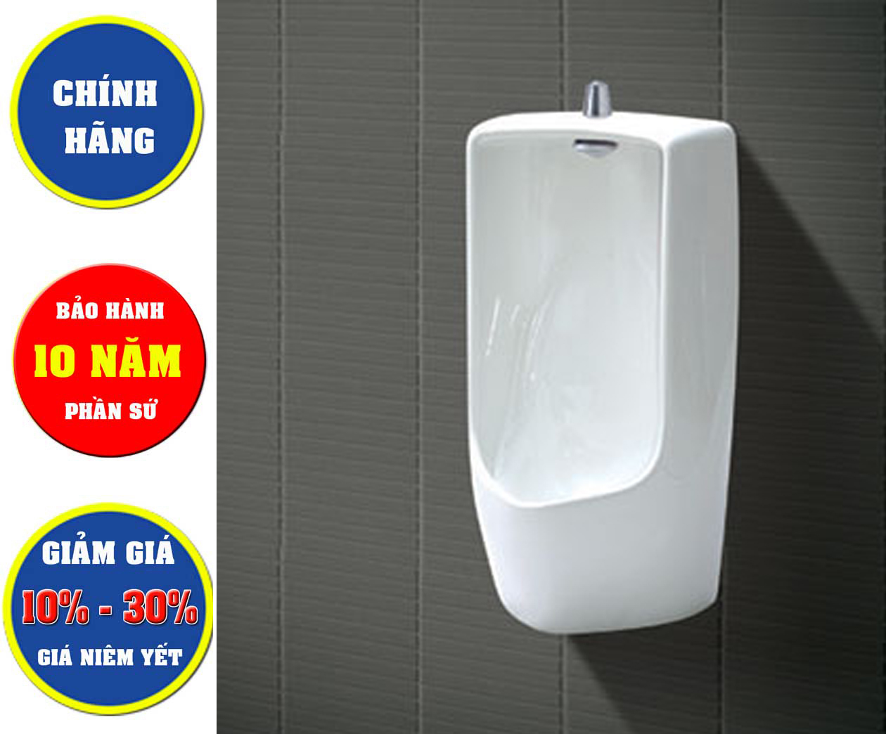 Bồn tiểu nam treo tường inax AU-411V