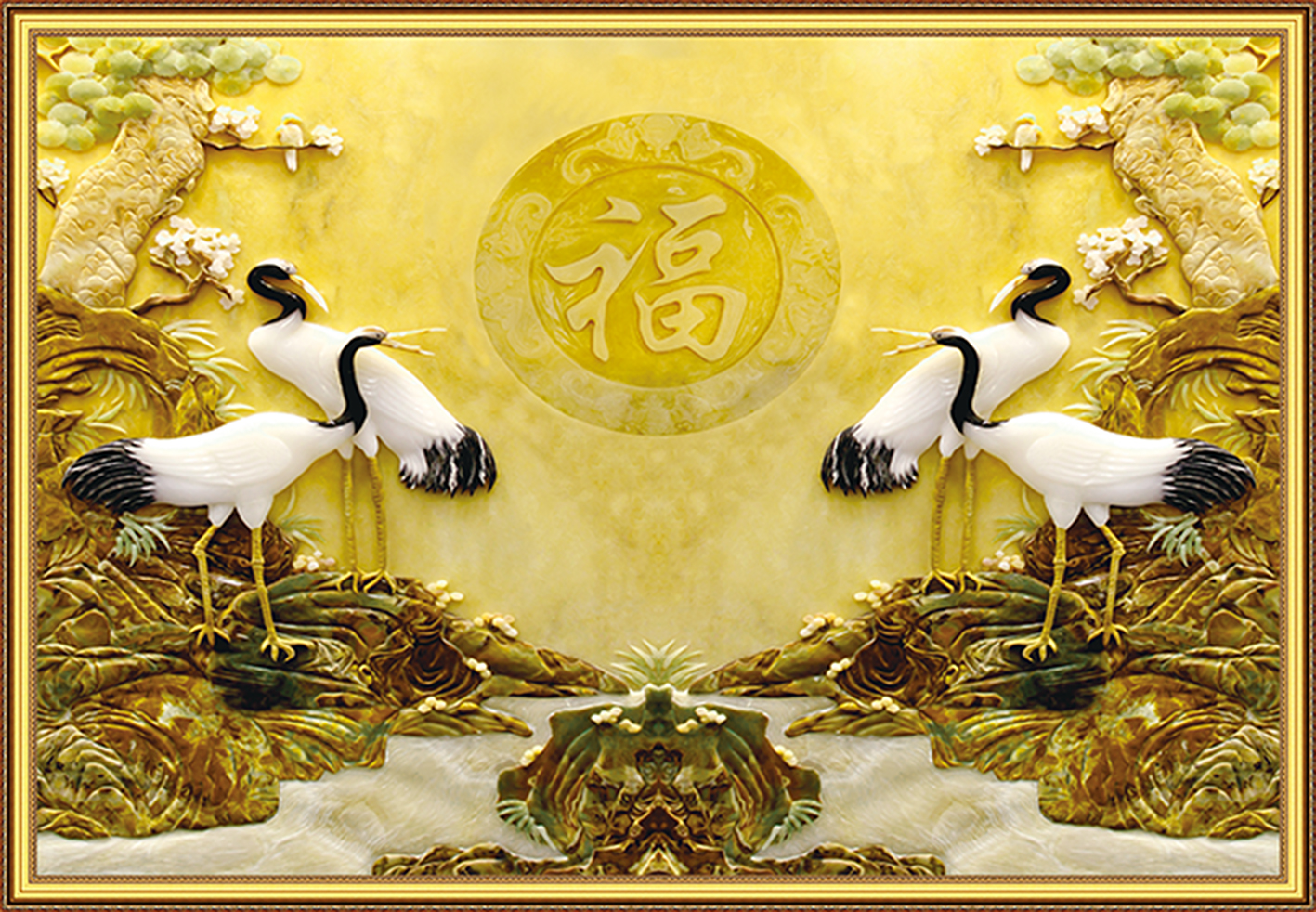 Gạch tranh trang trí cao cấp kim tinh Tasa 6860