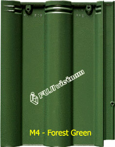 Ngói chính 1 màu Fuji M4 Forest Green