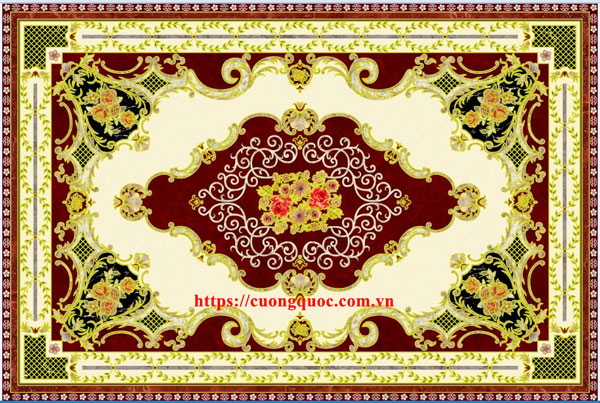 Gạch thảm truyền thống khắc kim 1200x1800 CQ88059