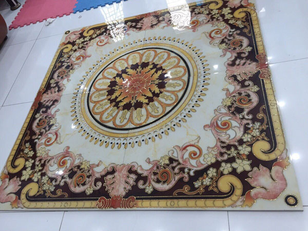 Gạch thảm truyền thống khắc kim 1200x1200 CQ88062